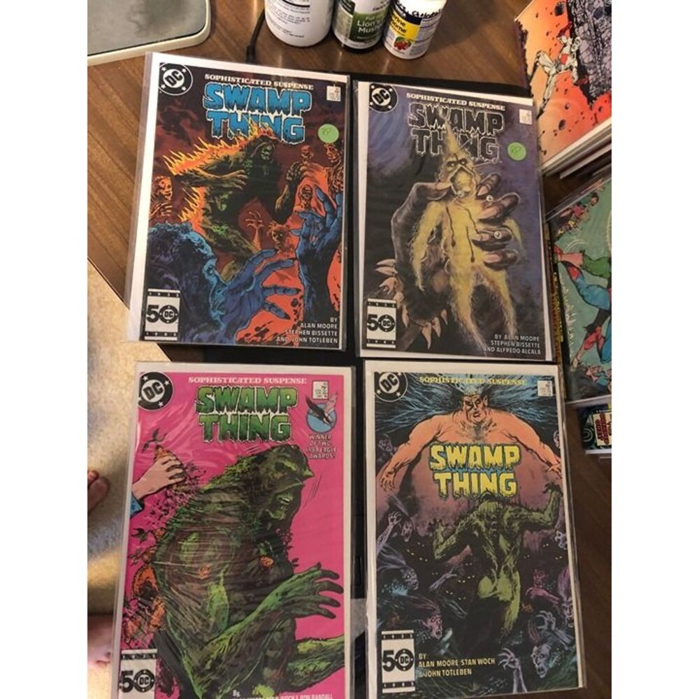 Swamp Thing #38,41,42,43 1st App. Chester Williams Alan Moore (Dec. 1985) FN